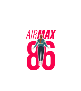 air max 86 stranger things model negru pe tricou