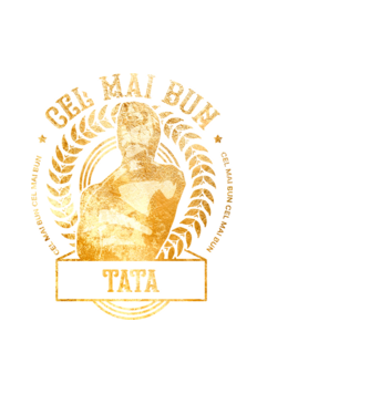 Cel mai bun tată model negru pe tricou