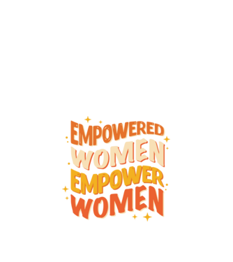 Empowered women empower women model negru pe tricou