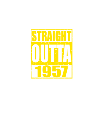 Straight Outta - 1957 model roșu pe tricou
