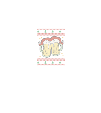 ugly sweater beers model albastru jeanși pe tricou