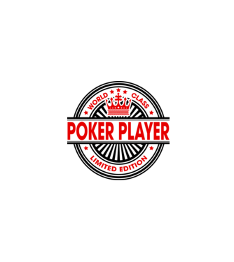 World class JUCĂTOR POKER model alb pe tricou
