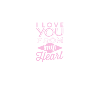 love you from model albastru închis pe tricou