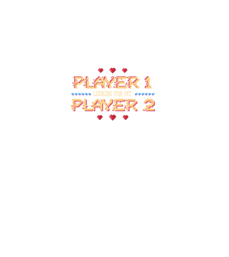 Gamer Love model negru pe tricou