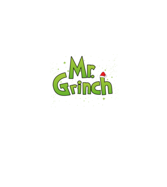 Grinch Family Mr Grinch model albastru jeanși pe tricou