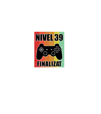 Nivel 39 finalizat model negru pe tricou