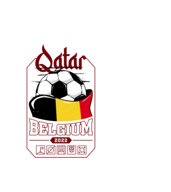 Qatar teams Belgium model alb pe tricou