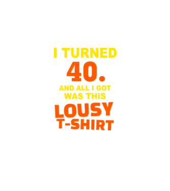 Lousy T-shirt 40 model negru pe tricou