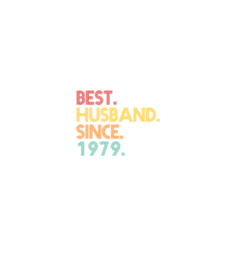 best husband since 1979 retro model negru pe tricou