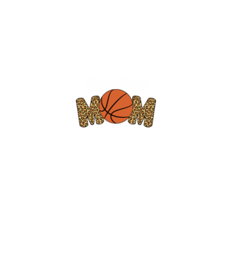 Basketball Mom model negru pe tricou