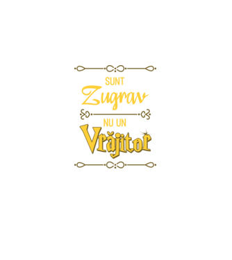 Sunt zugrav, nu un vrăjitor model negru pe tricou