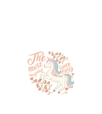 The most magical unicorn 1959 model nisipiu pe tricou