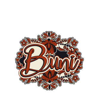 Buni model alb pe tricou