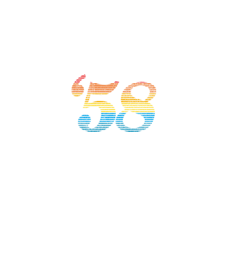 Retro Birthday 1958 model negru pe tricou