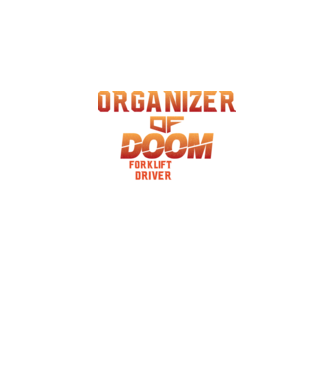 organizer of DOOM model negru pe tricou