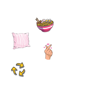 K-POP EAT SLEEP model negru pe tricou