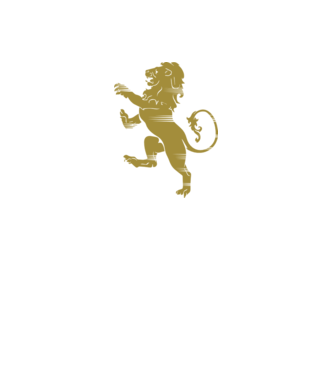 Lion Rampant model gri închis pe tricou