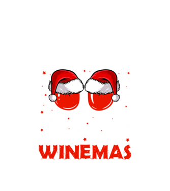 Merry winemas model alb pe tricou