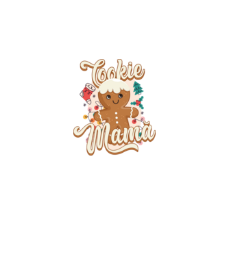 Cookie mamă model alb pe tricou