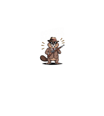 Bobrito Bandito model negru pe tricou