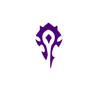 horde PvP model albastru regal pe tricou