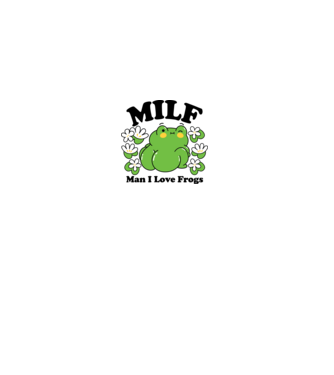 MILF man i love frogs model nisipiu pe tricou