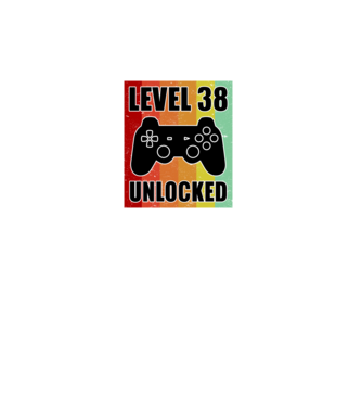 level 38 unlocked retro gamer model turcoaz pe tricou