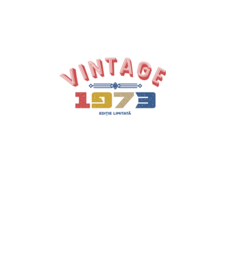 1973 Ediție limitată model alb pe tricou