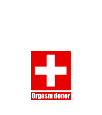 orgasm model negru pe tricou