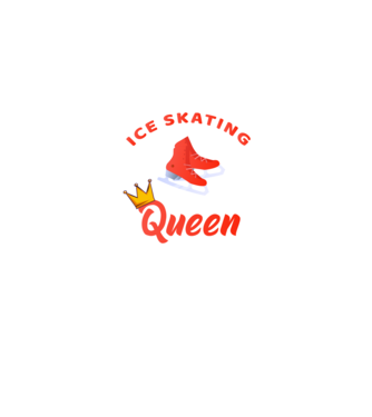 Ice skatin Queen model albastru jeanși pe tricou