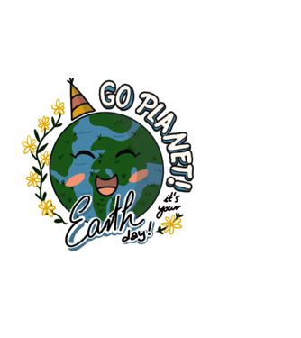 Go planet model negru pe tricou