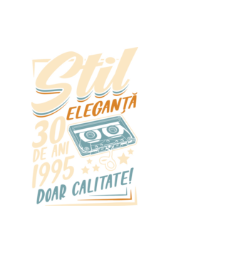 Stil eleganta 1995 model negru pe tricou