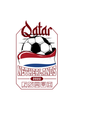 Qatar teams Netherlands model negru pe tricou
