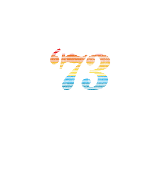 Retro Birthday 1973 model negru pe tricou