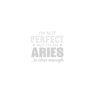 Not perfect, but ARIES model negru pe tricou