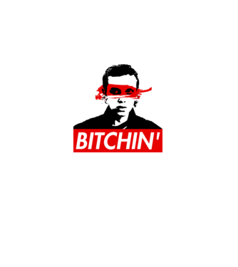 bitchin eleven model alb pe tricou