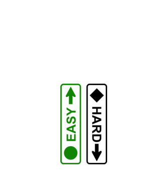 Easy - Hard model alb pe tricou