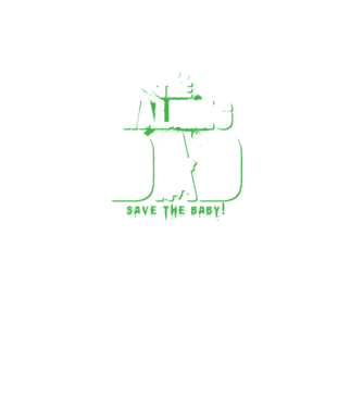 Walking dad green model negru pe tricou