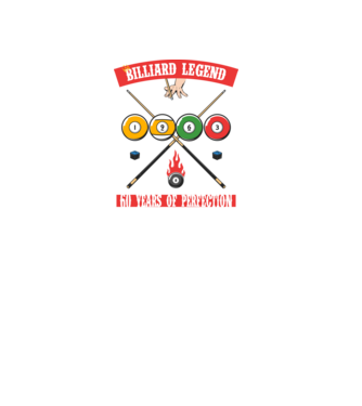 Billiard legend born in 1963 model negru pe tricou