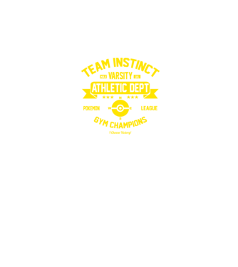 Team instinct champions model negru pe tricou