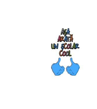 așa arată un școlar cool model galben neon pe tricou