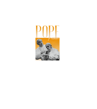 Pope Frances 90s poster model negru pe tricou