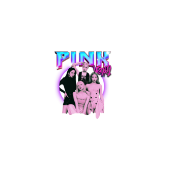 BLACKPINK pink venom model negru pe tricou