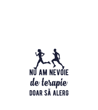 nu am nevoie de terapie, doar să alerg model portocaliu pe tricou