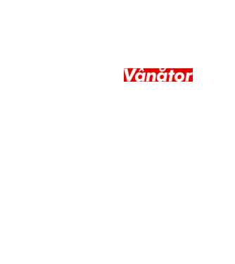 vânător model galben neon pe tricou