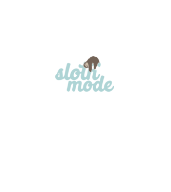 Sloth mode model alb pe tricou