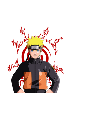 NARUTO model negru pe tricou
