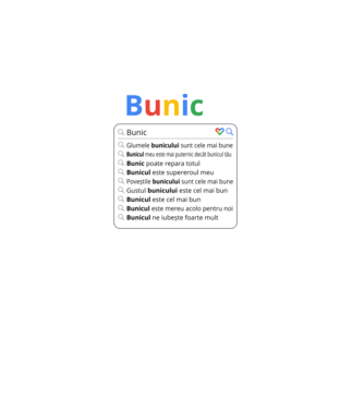 căutare Google Bunic model negru pe tricou