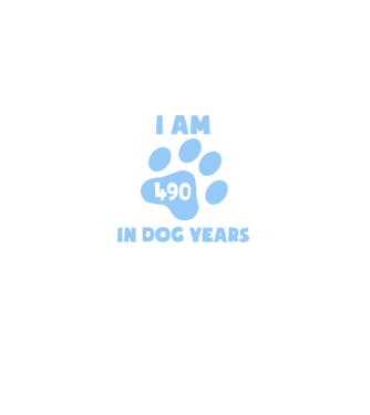 Dog Year - 490 model albastru închis pe tricou