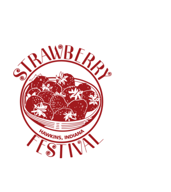 strawberry festival stranger things model verde de măr pe tricou